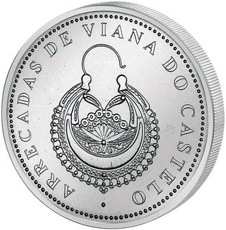2,5 евро Серьги Виан-ду-Каштелу, 2013 год