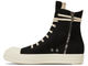 Кроссовки Rick Owens DRKSHDW Strobe Cotton Denim High Black Milk