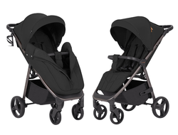 Коляска прогулочная Carrello Bravo CRL-8512 PU Grape Black (Черный)