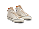 Кеды Converse Chuck Taylor 70 Crafted Stripe Hi Top бежевые высокие в полоску