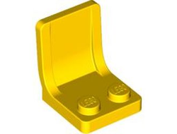 Minifigure, Utensil Seat / Chair 2 x 2 with Center Sprue Mark, Yellow (4079b / 407924)