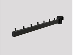 MB-U646Z Кронштейн прямой на овал трубу 7 шт черный