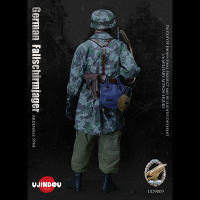Немецкий парашютист в Арденнах, 1944 г  - КОЛЛЕКЦИОННАЯ ФИГУРКА 1/6 WWII German Fallschirmjager Ardennes 1944 (UD9009) - UJINDOU