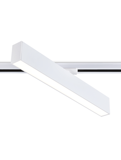 Трековый однофазный светодиодный светильник GL 6772 WH белый LED 24W 4200K 600*22*48