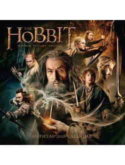 The Hobbit Official Календарь 2018 ИНОСТРАННЫЕ ПЕРЕКИДНЫЕ КАЛЕНДАРИ 2018, INTPRESSSHOP