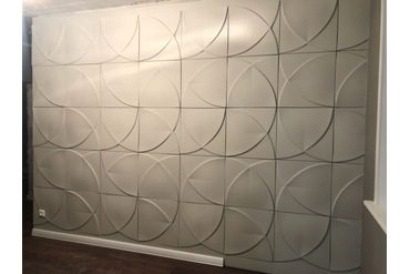 Смонтированные и покрашенные панели