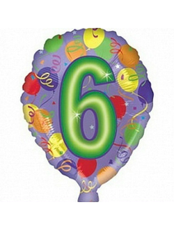 Фольгированный шар с рисунком 18 дюймов (45 см)