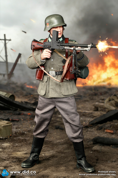 ПРЕДЗАКАЗ - Немецкий пулеметчик - Коллекционная фигурка 1/6 WWII German Gunner – Friedrich (D80191) - DID ?ЦЕНА: 23500 РУБ.?