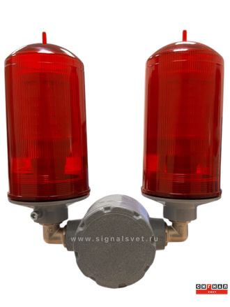 Сдвоенный 2хЗОМ М&gt;35кд, типа «B», 12V DC, IP65.
