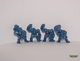 Орки Киберпанк. Синий полистирол.