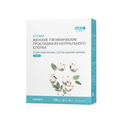 Прокладки Atomy Normal 250 мм в упаковке