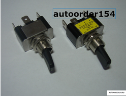 Выключатель тумблер 30А (2 положения, 2 контакта, с подсветкой) 03000131