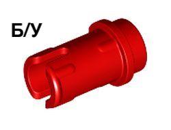 ! Б/У - Technic, Pin 1/2 with Friction Ridges, Red (89678 / 6378120) - Б/У