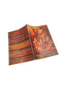 Обложка на паспорт с принтом "Гравити Фолз"