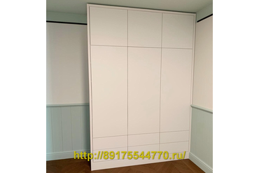 047 Корпусной шкаф с распашными дверями
Фасады и корпус: ЛДСП Egger, W1000 ST38 Белый Премиум.
