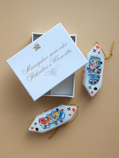 Комплект ёлочных игрушек "Карты Чудес"