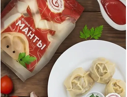 Манты ОСОБЫЙ ВКУС 800 г. Межениновская птицефабрика