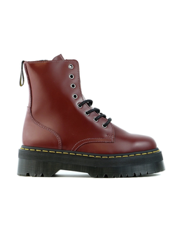 Ботинки Dr. Martens 1460 на толстой подошве бордовые в Туле