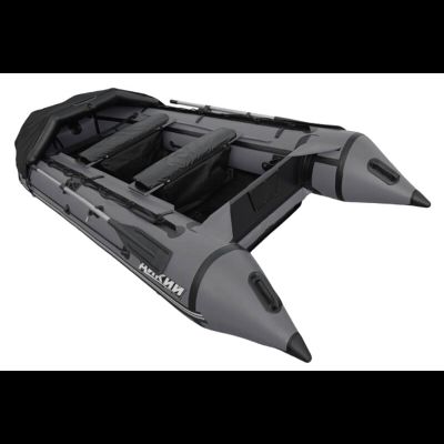 Моторная лодка ДИКИЙ 360 НДНД с тентом серый