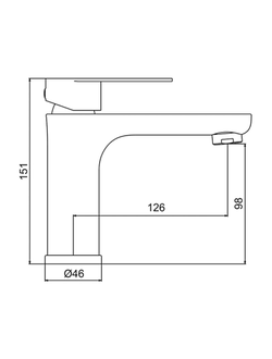 Смеситель для раковины Frap H806-9 F10806-9