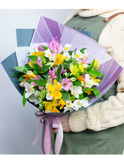 Букет из 11 альстромерий
