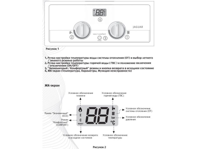 Котел газовый двухконтурный Protherm JTV Протерм Ягуар