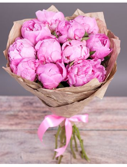 Букет из пионов от 11 до 29 шт.