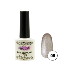 Гель-лак FOR YOU Cat's eye CRYSTAL № 09