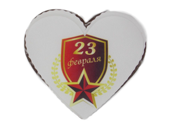 Пряник заварной  с декором "Сердце" 500 гр.