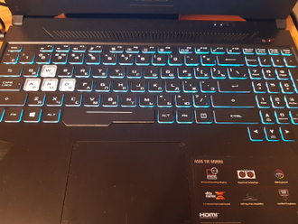 ASUS TUF GAMING FX505DU-BQ177 ( 15.6 FHD IPS RYZEN 5 3550H GTX1660Ti(6Gb) 8Gb 1Tb + 256SSD )