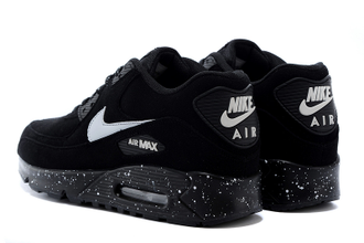 Nike Air Max 90 черные/замшевая вставка (42) Арт. 023F