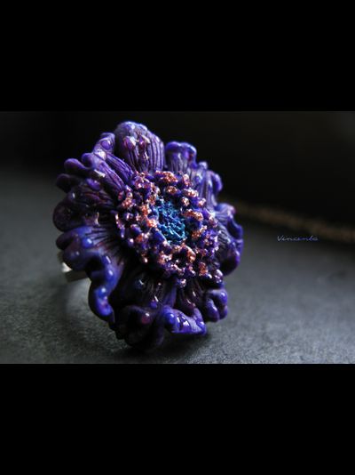 Волшебное кольцо "Пыльца Фей" из коллекции необычных украшений с цветами