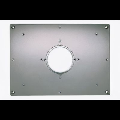 Пластина под CAT DX89 для установки фрезера в стол 350*250 мм.