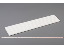 Фторопласт стержень Ф 10 мм (~400 мм) пресс. ТУ 6-05-810-88