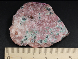 Кобальтокальцит, кристаллы на породе, Марокко (49*43*13 мм, 32 г) №28685