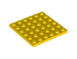 Plate 6 x 6, Yellow (3958 / 395824 / 4550701 / 6376458)