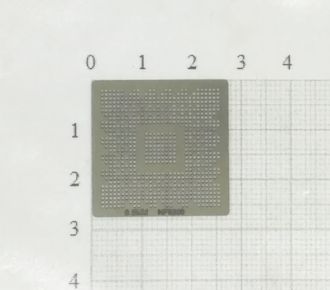 Трафарет BGA для реболлинга чипов компьютера NV NF8200 0.5мм