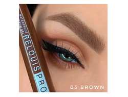 ГЕЛЬ для бровей водостойкий оттеночный Relouis PRO Waterproof Color Brow Gel 6 г Relouis