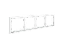 VLS100402 Рамка четверная, белый матовый-1