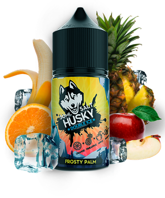 HUSKY DOUBLE ICE SALT (STRONG) 30ml - FROSTY PALM (ЛЕДЯНЫЕ АНАНАС, ЯБЛОКО, АПЕЛЬСИН И БАНАН)