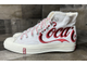 Кеды Converse x Coca Cola белые высокие
