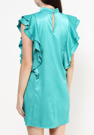 Платье с брошью