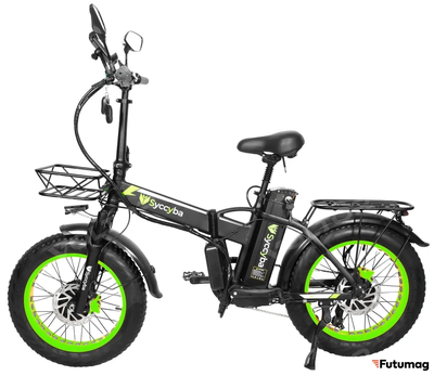 Электровелосипед SYCCYBA H1 (F10) DUAL 20AH зеленый