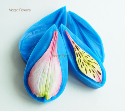 "Лепестки альстромерии" набор силиконовых молдов  (вайнеров)