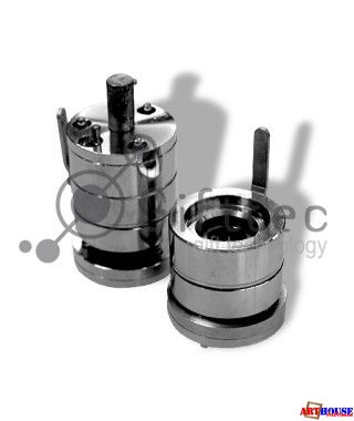 Форма для значков (широкие рельсы) круглая 32мм