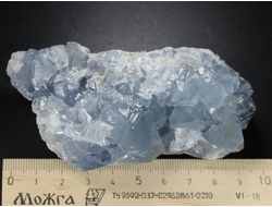 Целестин, друза кристаллов, Мадагаскар (97*49*35 мм, 293 г) №28642