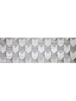 Настенная плитка декор3 Альбервуд 1664-0169 20x60 геометрия