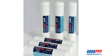 Постфильтр  2" с посеребренным углем Aquapro AIC-2SC