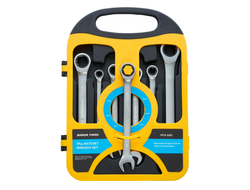 Комбинированные ключи 8-19 с трещоткой в кейсе O.M.Y