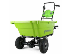 Садовая тележка самоходная Greenworks G40GC, 40V, 106 л